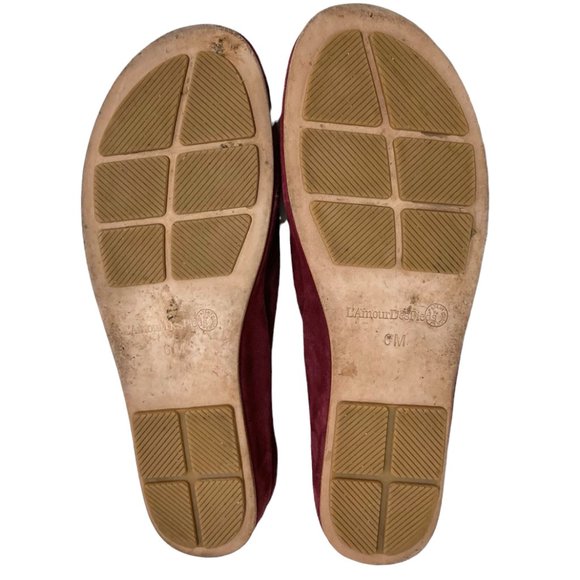 L’AMOUR DES PIEDS Cypris Suede Sling Back Round Toe Flats - Picture 9 of 10